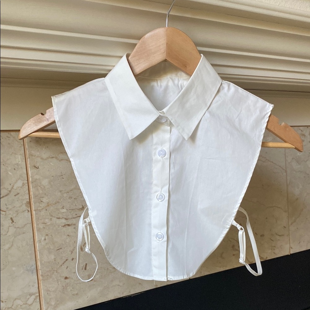 White Fake Collar